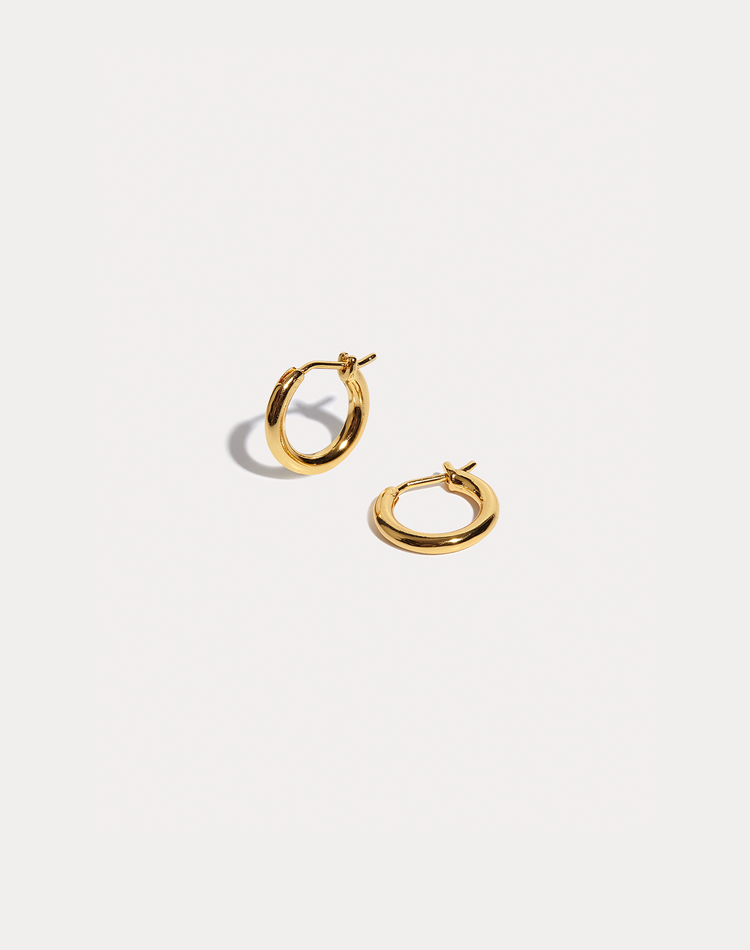 Mili Gold Hoop Earrings