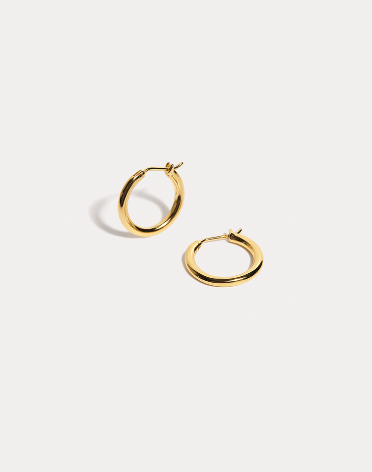 Mindy Gold Hoop Earrings
