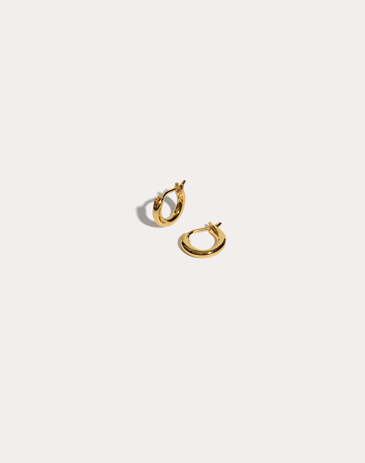 Mini Gold Hoop Earrings