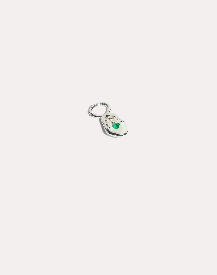 Sharla Leaf Earring Charm in Silver