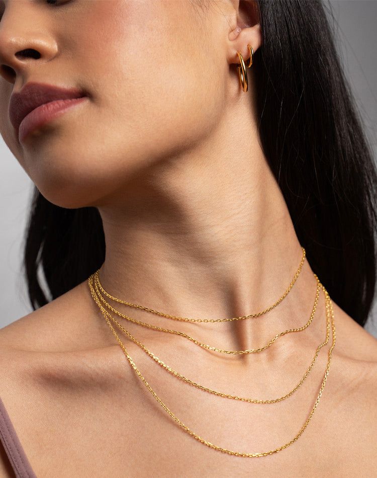 Simple Gold Necklace Chain