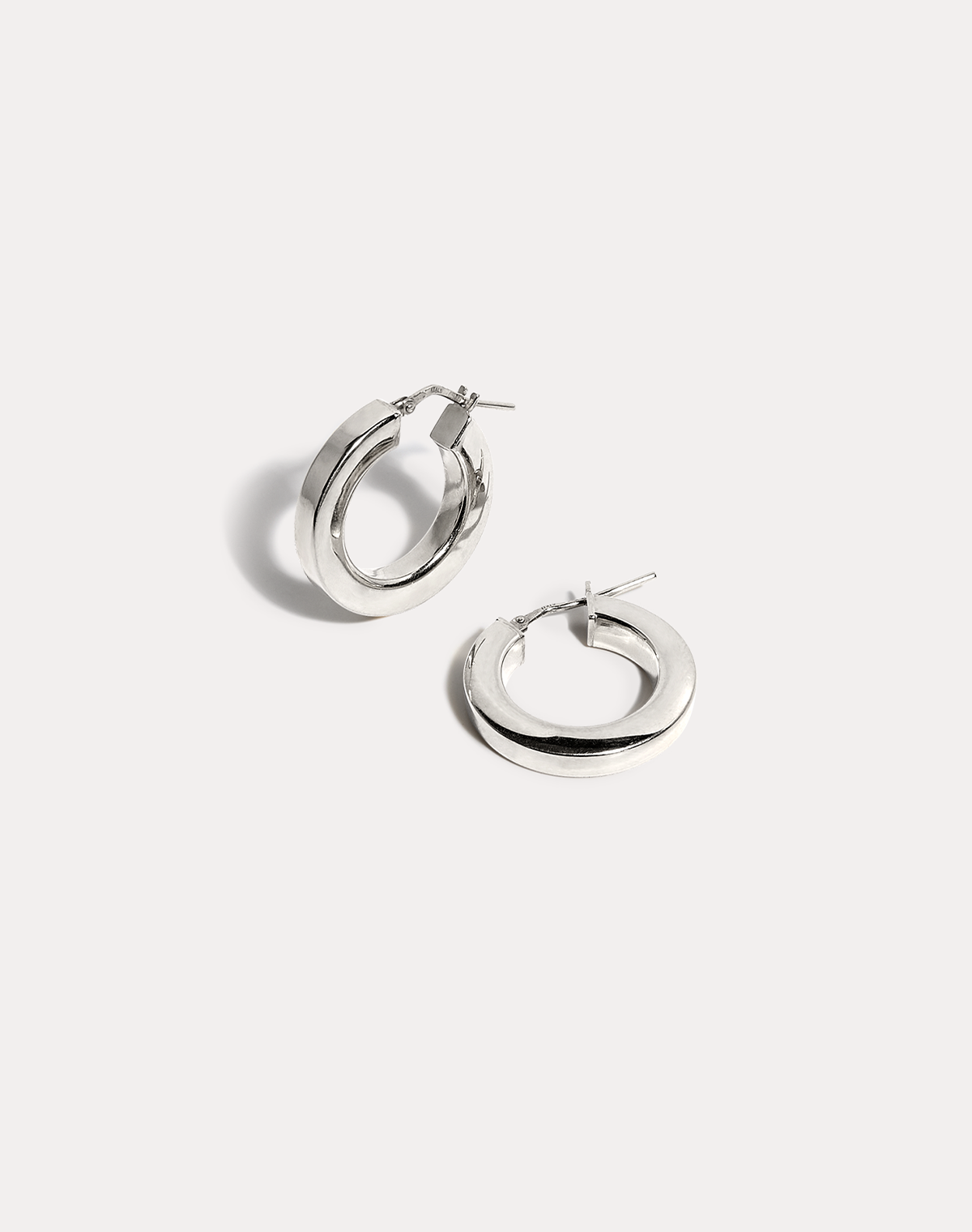 Hansha - Twisted 925 Sterling Silver Hoop Earring | YesStyle